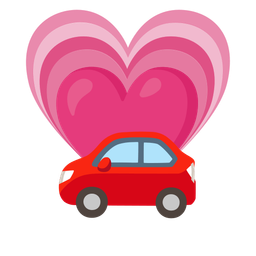 growing heart and automobile