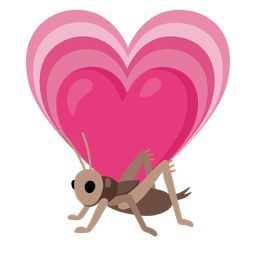 growing heart and cricket