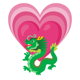 growing heart and dragon