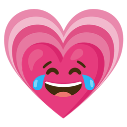 Growing heart and Face with tears of joy