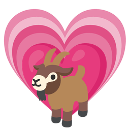 growing heart and goat