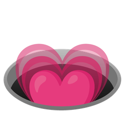 growing heart and hole