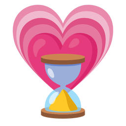growing heart and hourglass done