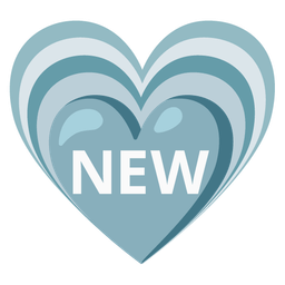 growing heart and NEW button