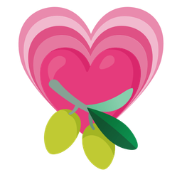 growing heart and olive