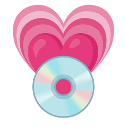 growing heart and optical disk