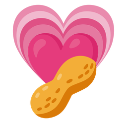 growing heart and peanuts