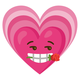 growing heart and rose