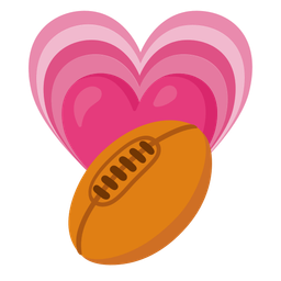 growing heart and rugby football