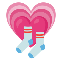 growing heart and socks