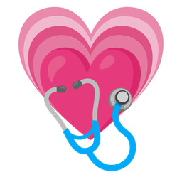growing heart and stethoscope