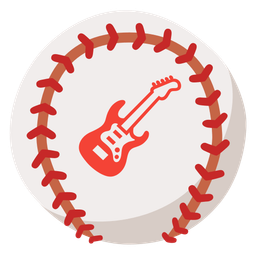 Guitar and Baseball