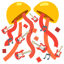 Guitar and Confetti ball