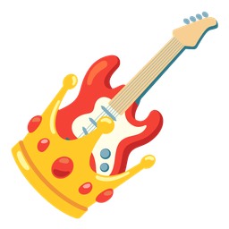 Guitar and Crown