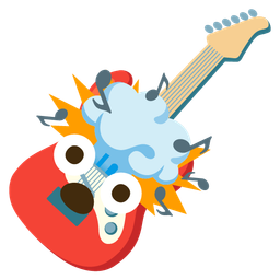 Guitar and Exploding head