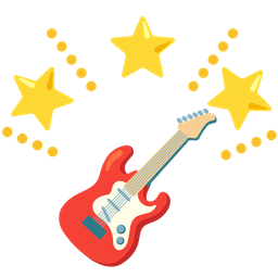 Guitar and Glowing star