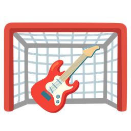 Guitar and Goal net