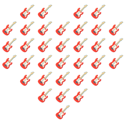 Guitar and Heart suit