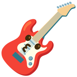 Guitar and Kissing face