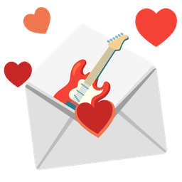 Guitar and Love letter