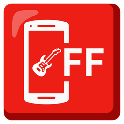 Guitar and Mobile phone off