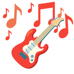Guitar and Musical notes