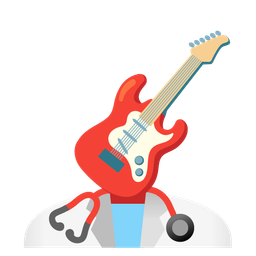 Guitar and Stethoscope