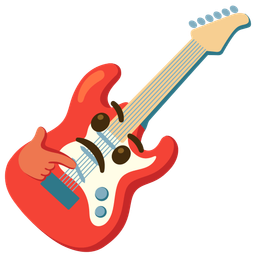 Guitar and Thinking face