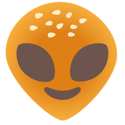 hamburger and alien