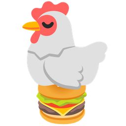 hamburger and chicken