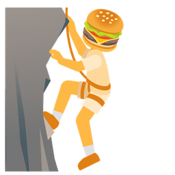 hamburger and mountain