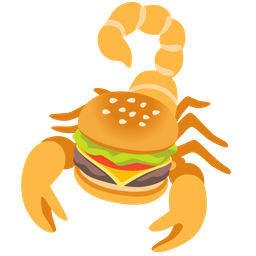 hamburger and scorpion