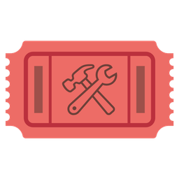 hammer and wrench and admission tickets