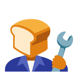 hammer and wrench and bread