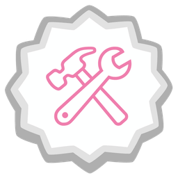 hammer and wrench and fish cake with swirl