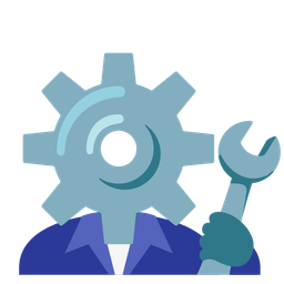 hammer and wrench and gear