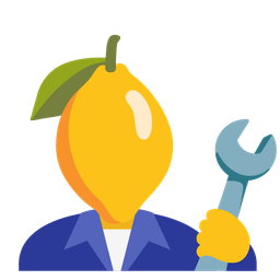 hammer and wrench and lemon