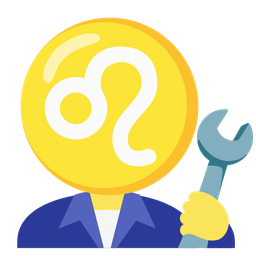 hammer and wrench and Leo