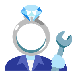 hammer and wrench and ring