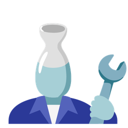 hammer and wrench and sake