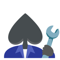 hammer and wrench and spade suit