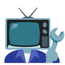 hammer and wrench and television