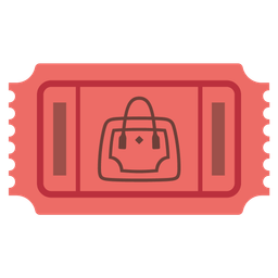 handbag and admission tickets