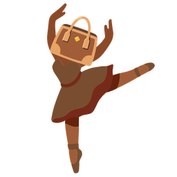 handbag and ballet shoes