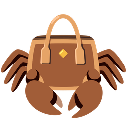 handbag and crab