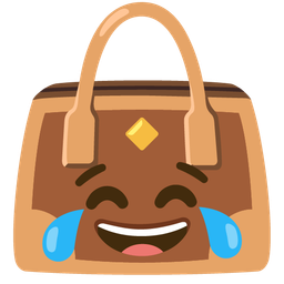 Handbag and Face with tears of joy