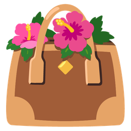 handbag and hibiscus