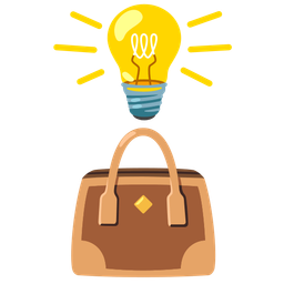 handbag and light bulb