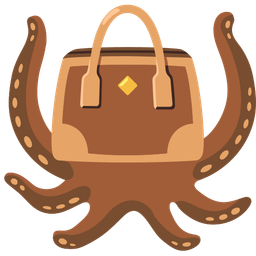handbag and octopus