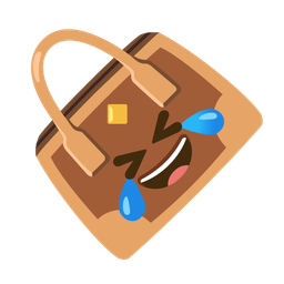 Handbag and Rolling on the floor laughing